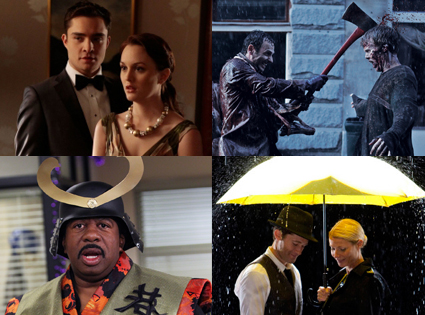 Glee, Walking Dead, Gossip Girl, The Office Glee, Walking Dead, Gossip Girl, The Office
